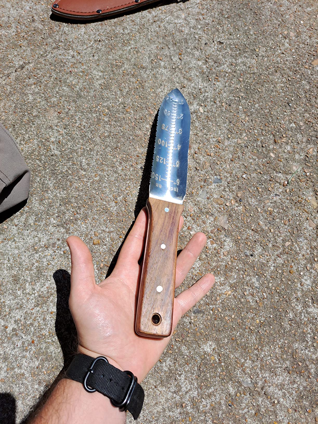 Hori hori garden knife customer review photo 4