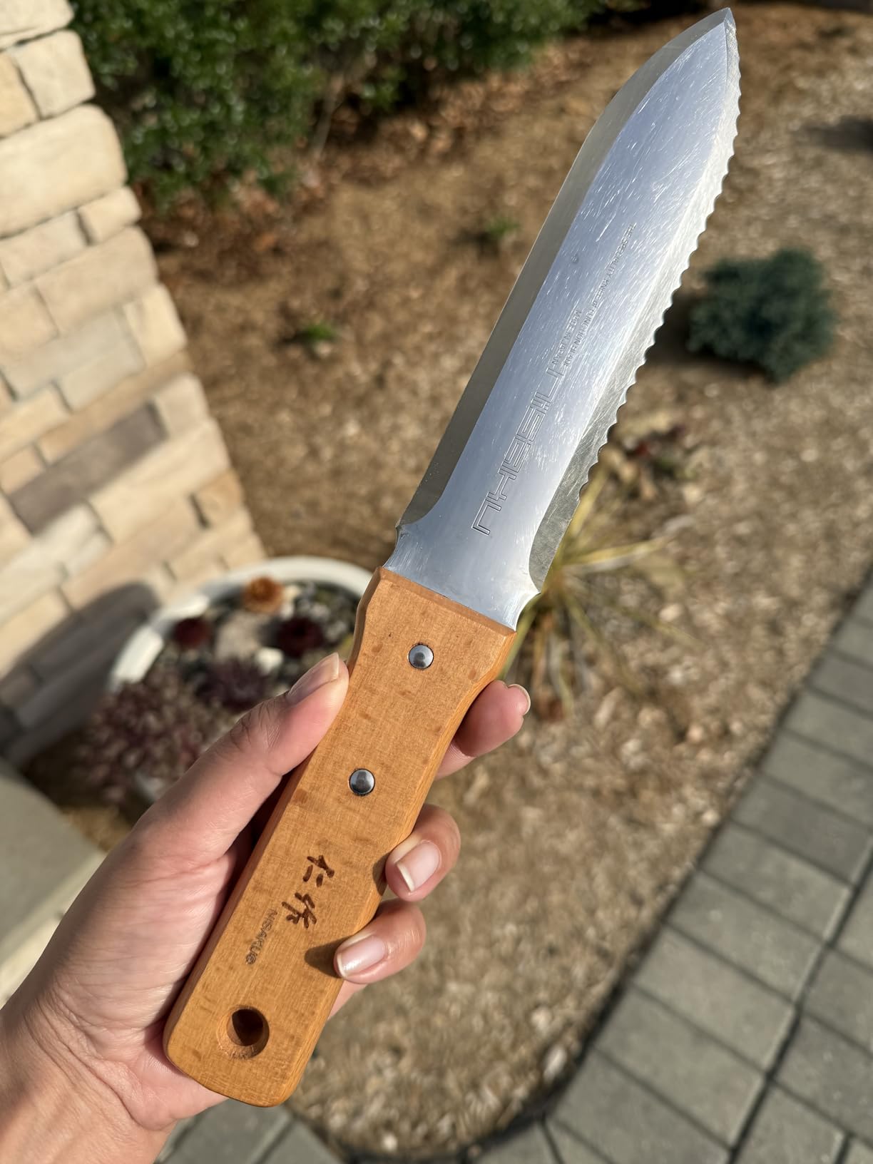 Hori hori garden knife customer review photo 6