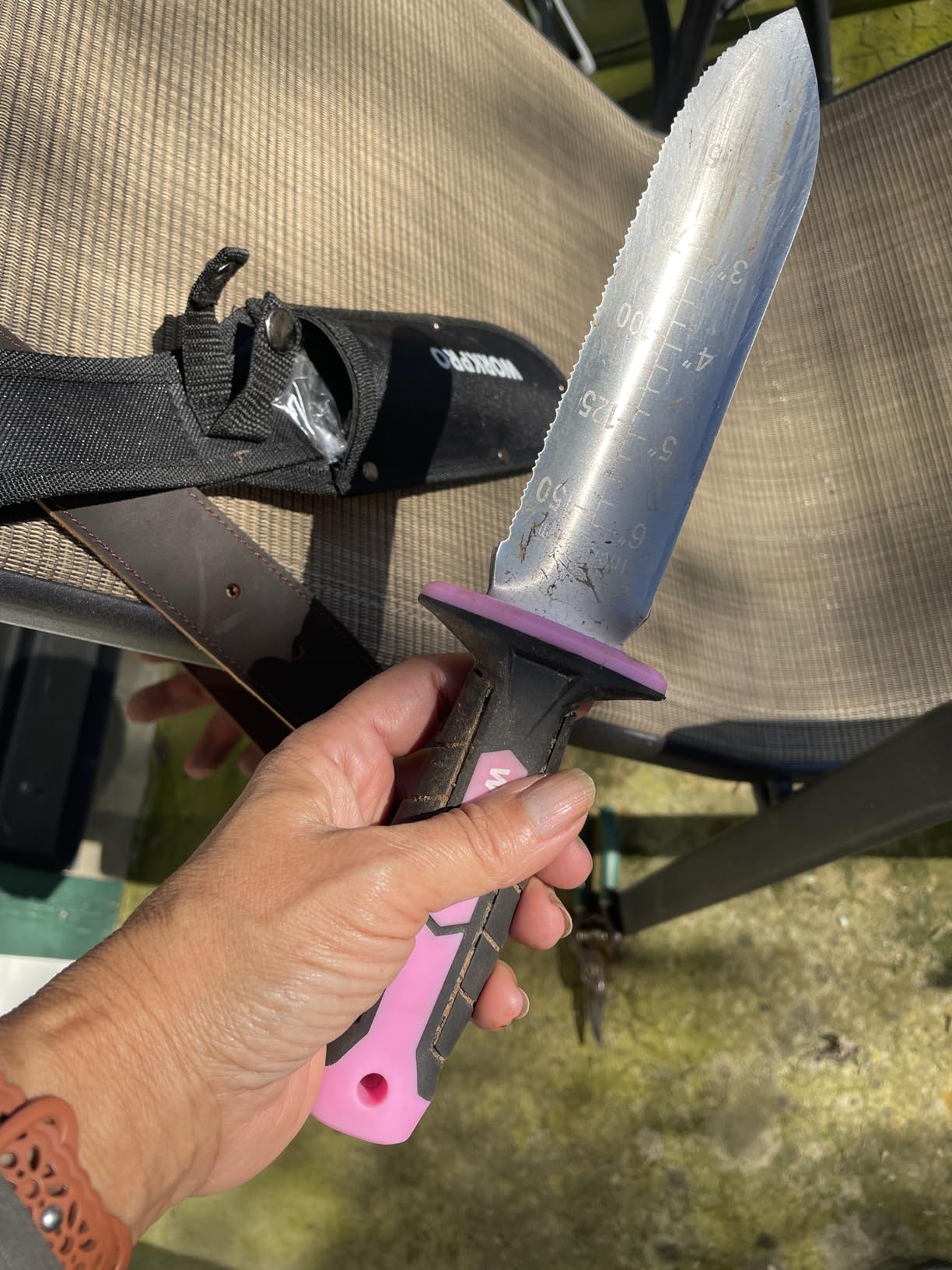 Hori hori garden knife customer review photo 9